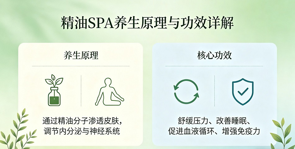 精油SPA养生原理与功效详解 SPA放松理疗科普